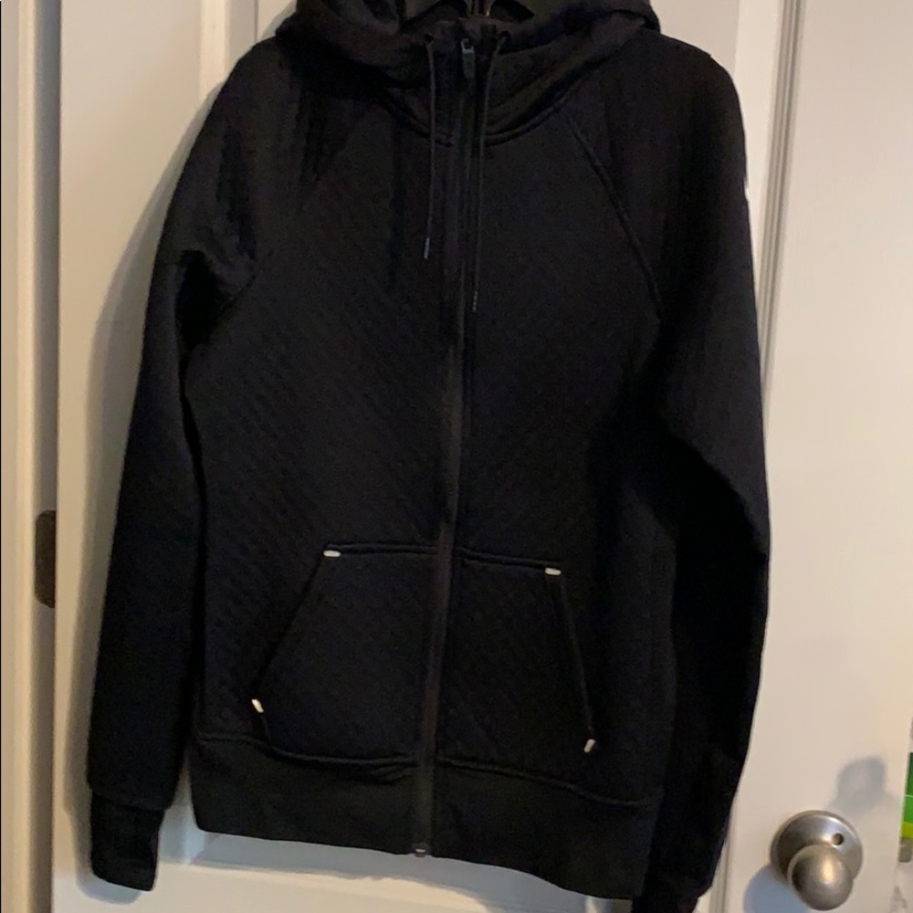 Black Nike hooded jacket